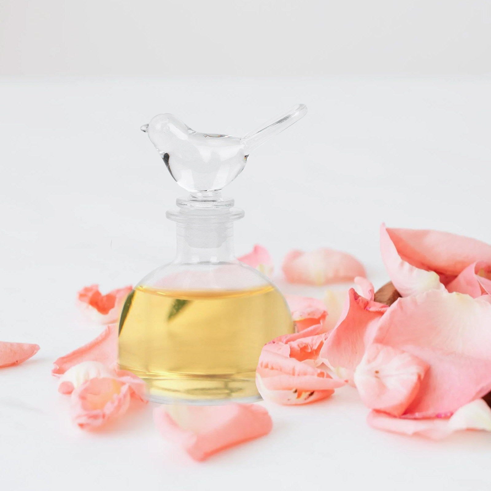 Home Fragrance Usa - 2 stuks elegante, eenvoudige glazen parfumflesjes,