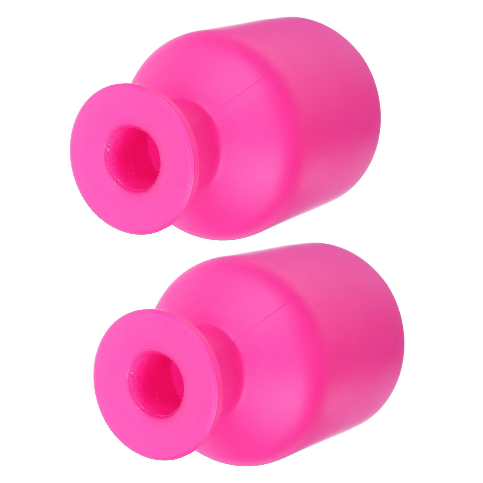 Home Fragrance Usa - 2 stuks cilindervormige, hervulbare glazen diffuserflessen,
