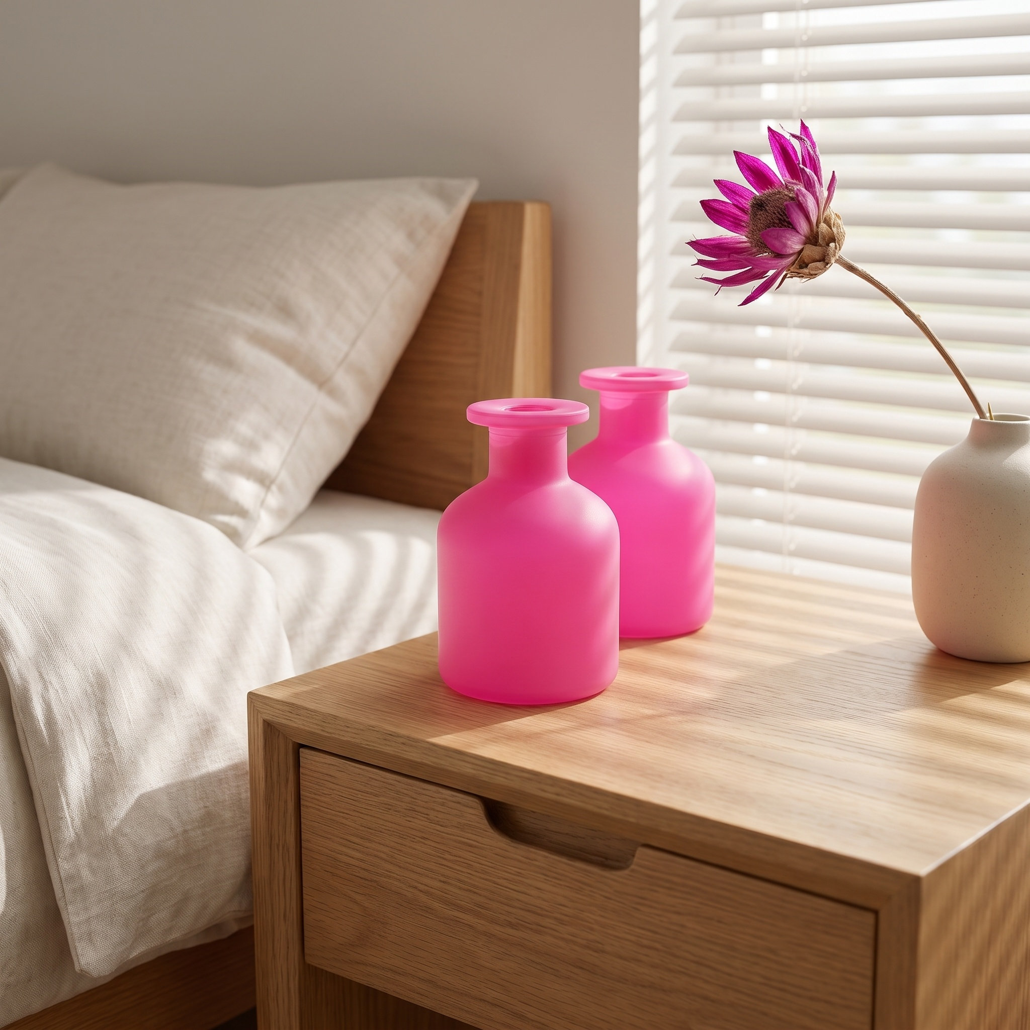 Home Fragrance Usa - 2 stuks glazen flessen voor geurverspreiders,