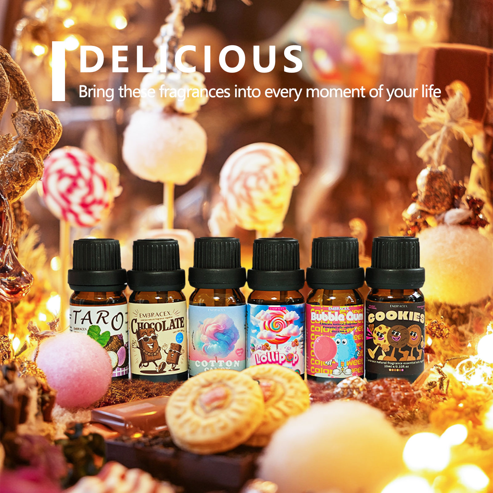 6PC/1Set Heerlijke Geuroliën C - Home Fragrance Gift recensie en prijs