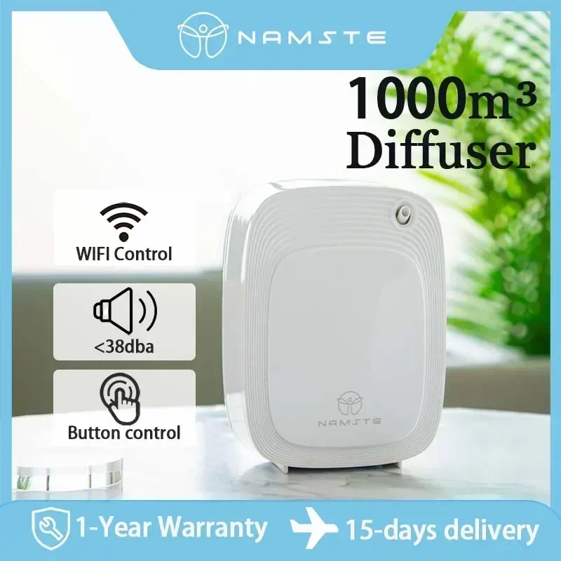 Namaste 1000m³ Aroma Diffuser  - Home Fragrance Logo recensie en prijs